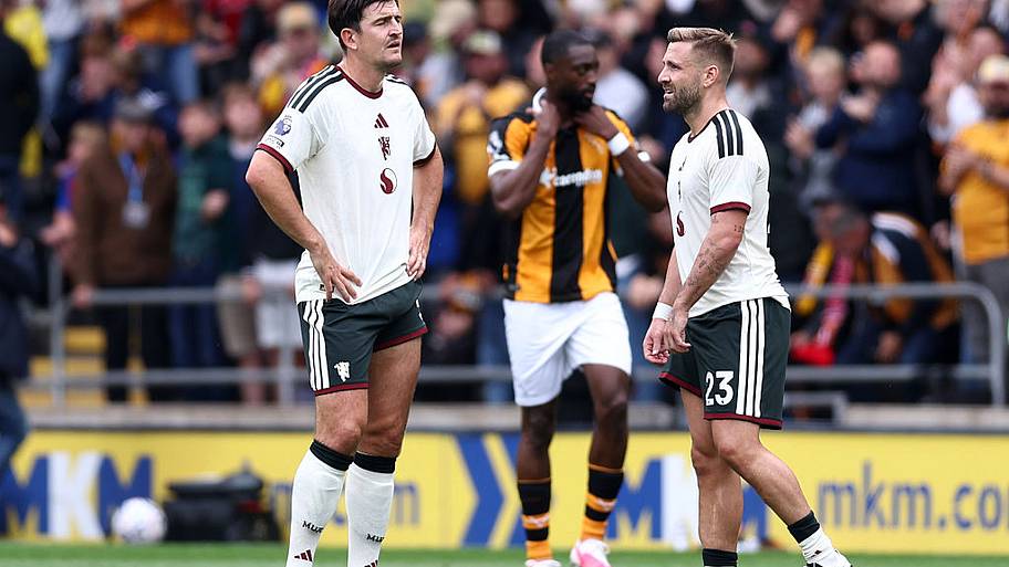 Harry Maguire and Luke Shaw