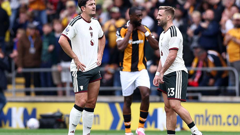 Harry Maguire and Luke Shaw