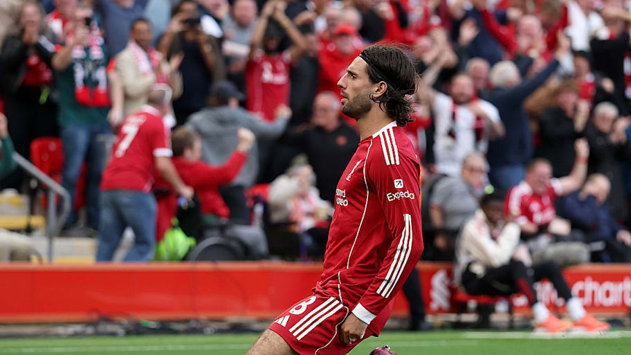 Liverpool midfielder Dominik Szoboszlai