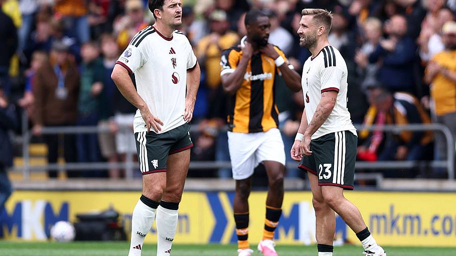 Harry Maguire and Luke Shaw