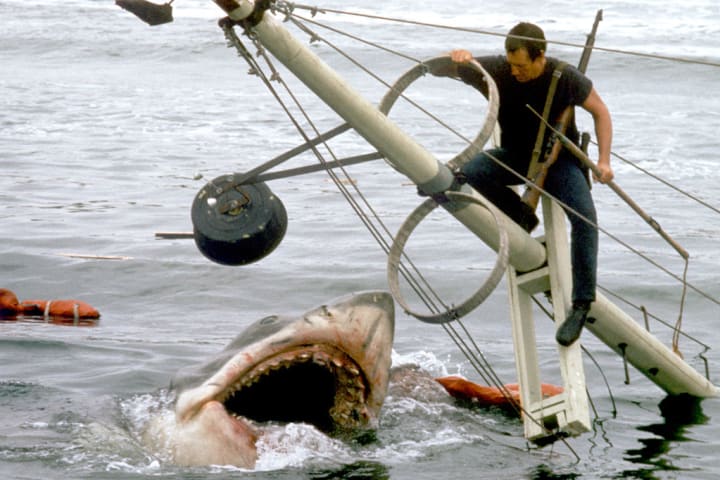 A still from 'Jaws' is pictured