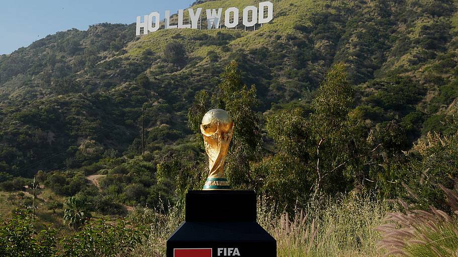 World Cup trophy in Hollywood