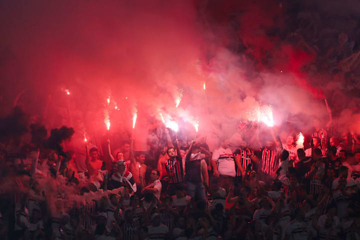 Torcida do São Paulo no Morumbis.