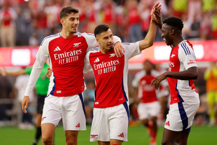 Gabriel Martinelli, Kai Havertz, Eddie Nketiah