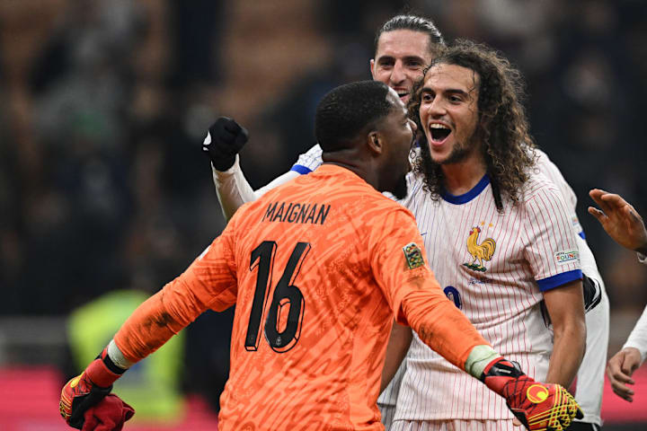 Matteo Guendouzi, Mike Maignan, Adrien Rabiot
