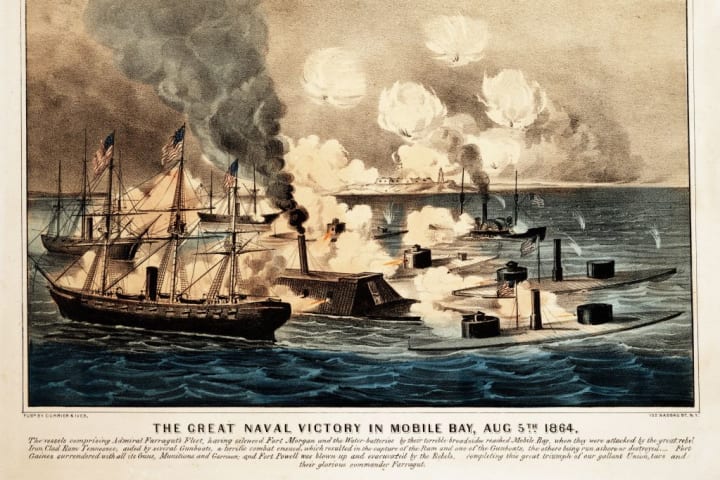 Great Naval Victory In Mobile Bay