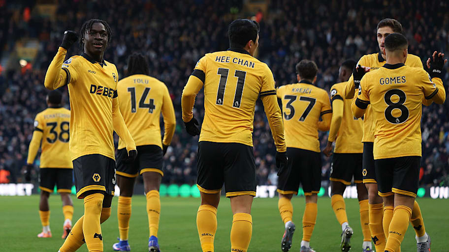 Wolverhampton Wanderers celebrate