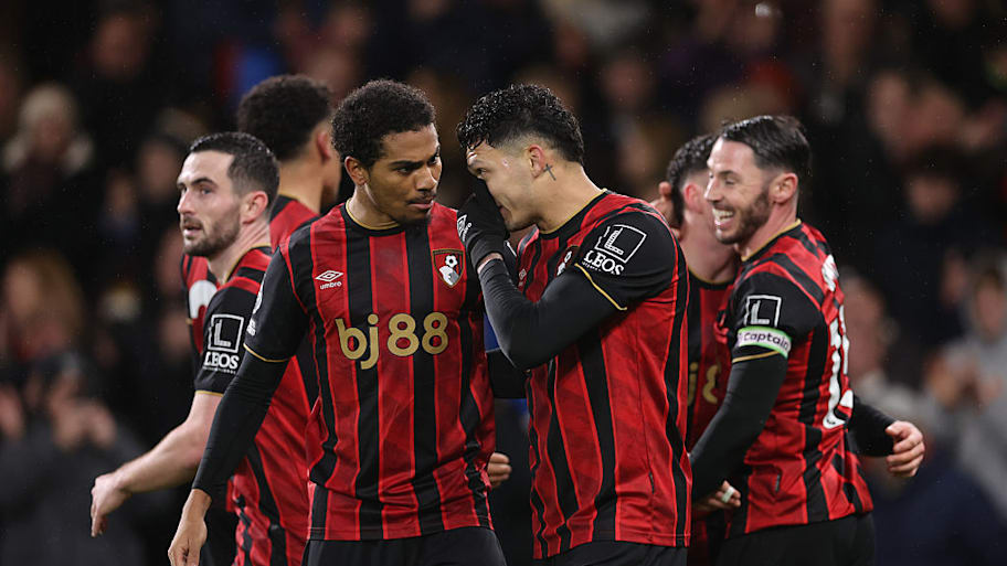 Bournemouth celebrate scoring