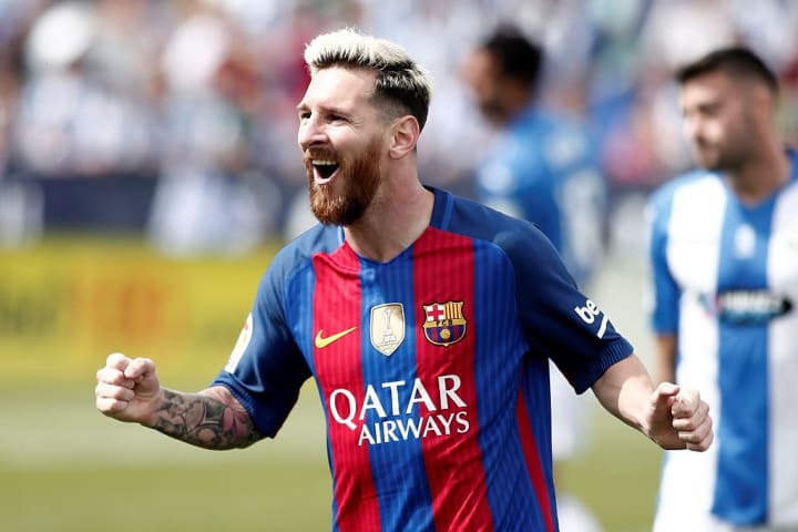 Messi jogador d FC Barcelona: La Liga