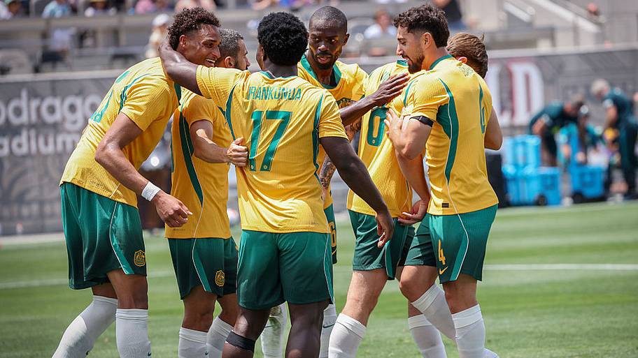 Australia players celebrate