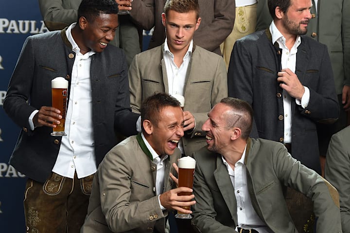 Rafinha sorgte zusammen mit Franck Ribery für stets gute Stimmung