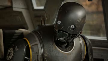 Rogue One: A Star Wars Story. K-2SO played by Alan Tudyk.