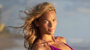 Anna Hall was photographed by Ben Horton at The Boca Raton. Swimsuit by Gooseberry Seaside.