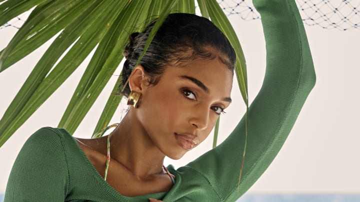 Lori Harvey was photographed by Yu Tsai in Mexico. 