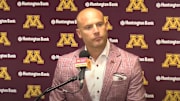 P.J. Fleck at Minnesota's August 18 press conference
