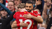 Mohamed Salah (right) scored twice from the penalty spot against Southampton.