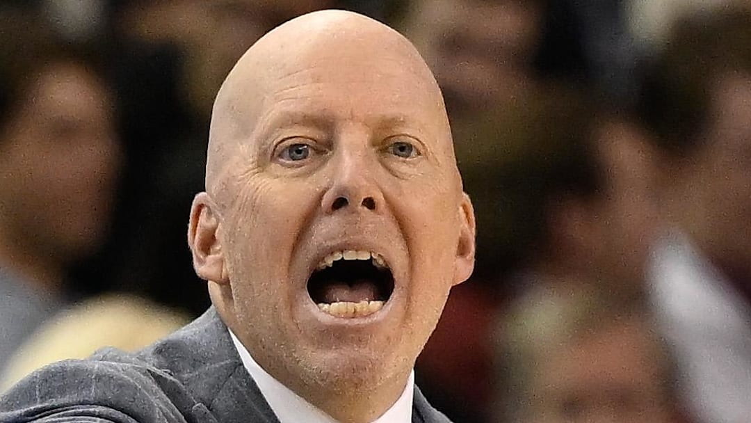 Mar 3, 2026; Los Angeles, California, USA; UCLA Bruins head coach Mick Cronin signals to his players during the 2nd half against the Nebraska Cornhuskers at Pauley Pavilion presented by Wescom Financial. Mandatory Credit: Robert Hanashiro-Imagn Images