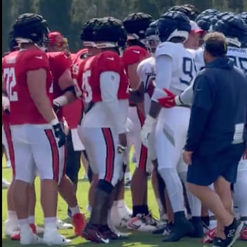 Multiple scuffles broke out between the Titans and Buccaneers during practice on Thursday.