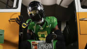 Trey McNutt on a visit to Oregon