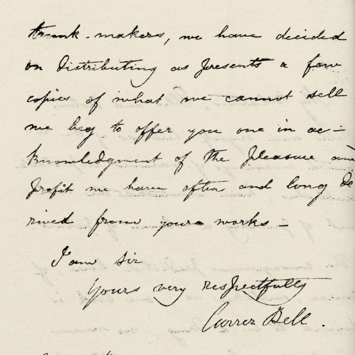 Charlotte Bronte - Letter