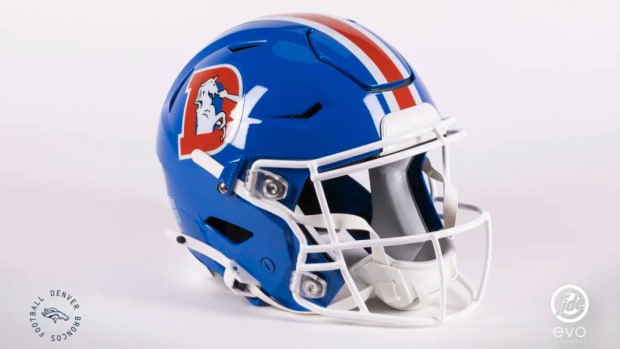 Capacete de substituição para os Broncos