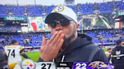 Mike Tomlin and the Steelers earned a key win over the Ravens on Sunday.