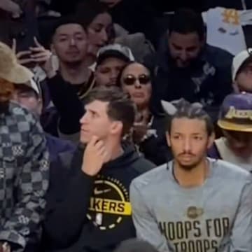 LeBron James couldn’t believe Luka Dončić’s sweet up-and-under move during Spurs-Lakers. 