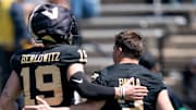 Diego Pavia and Blaze Berlowitz lead Vanderbilt's quarterback room.