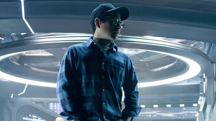 Photo credit: Zade Rosenthal. J.J. Abrams on the set of STAR TREK INTO DARKNESS from Paramount Pictures and Skydance Productions. © 2013 Paramount 