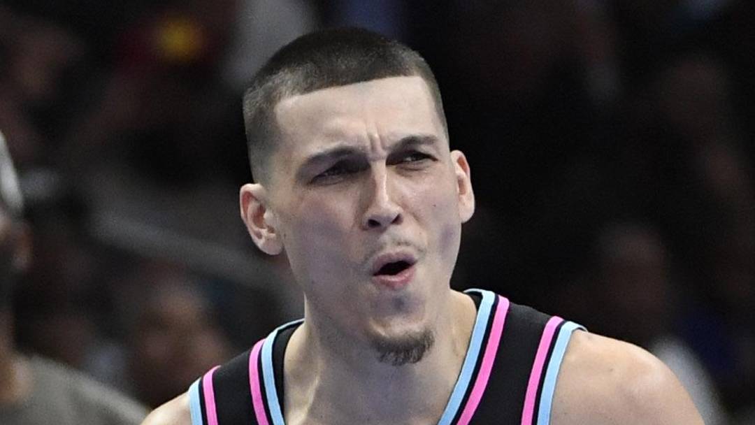 Mar 6, 2026; Charlotte, North Carolina, USA;  Miami Heat guard Tyler Herro (14): Sam Sharpe-Imagn Images.