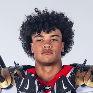 Tight end prospect Kaiden Prothro during a recruiting visit to the University of Georgia