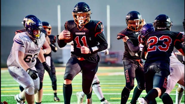 Grady Wilson and Napavine overcame two earlier losses to reach Class 2B championship game in a third consecutive season.