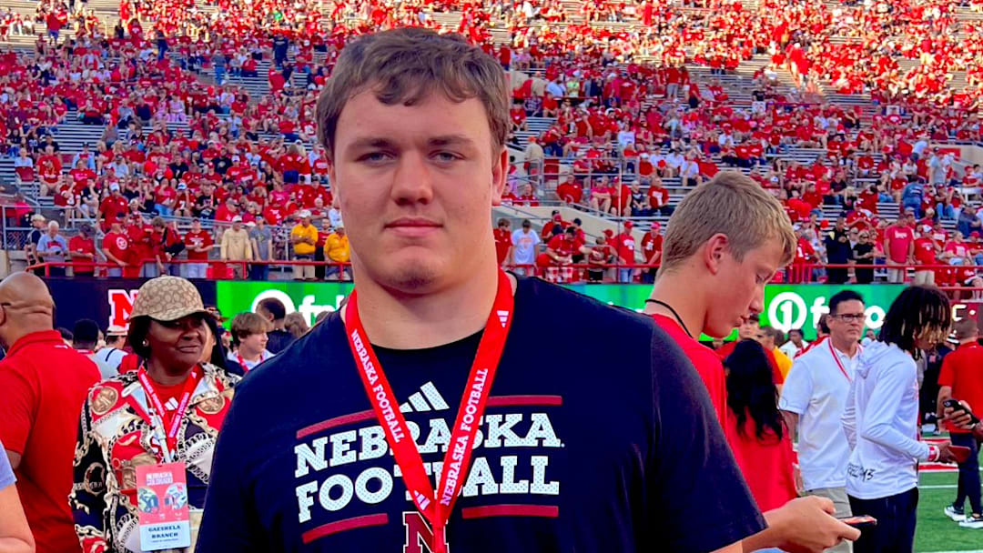 Four-star prospect Hudson Parliament on his visit to Lincoln.