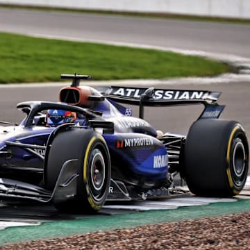 Carlos Sainz (ESP) Williams Racing FW46. Formula One World Championship, Atlassian Williams Racing FW47 Launch, Silverstone, England, Friday 14th February 2025.