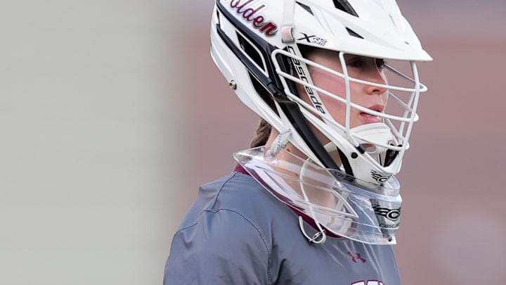 Ruby Lucken, playing goalie for the Golden High School girls lacrosse team (Colorado), is one of many recipients of the Jackie Pitts Award. Ruby Lucken, playing goalie for the Golden High School girls lacrosse team (Colorado), is one of many recipients of the Jackie Pitts Award.