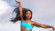 Jordan Chiles was photographed by Ben Horton in Boca Raton, Fla.