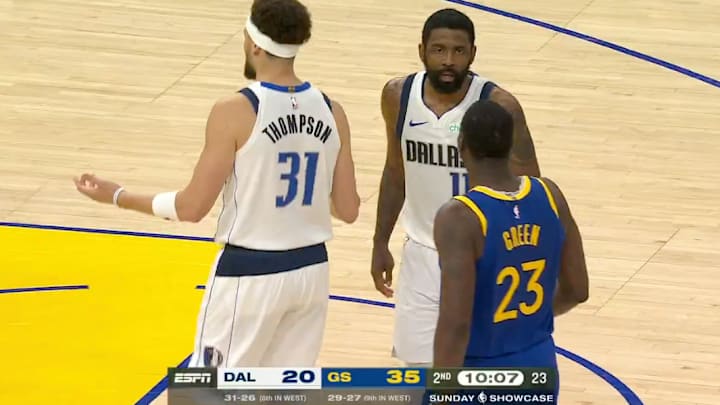 Draymond Green couldn't help but taunt his former teammate after a technical foul on Sunday. Draymond Green couldn't help but taunt his former teammate after a technical foul on Sunday.