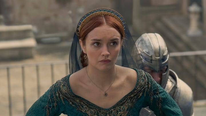 Olivia Cooke as Alicent Hightower in House of the Dragon season 2