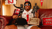 Na'eem Offord on a visit to Ohio State