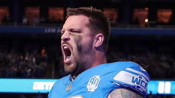 Detroit Lions left tackle Taylor Decker.