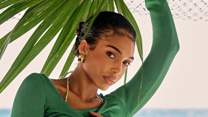Lori Harvey was photographed by Yu Tsai in Mexico. 