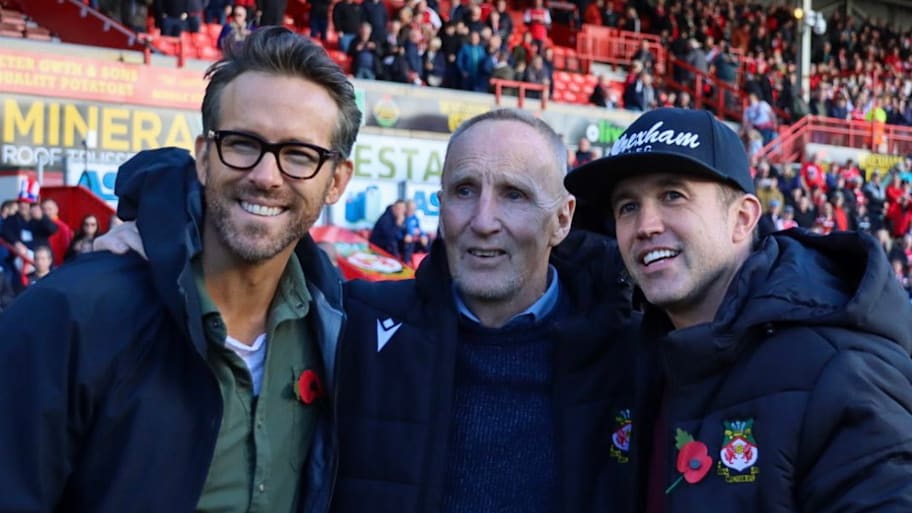 Joey Jones with Ryan Reynolds and Rob Mac.