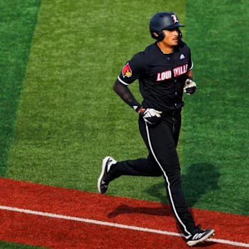 Louisville baseball infielder Jake Munroe