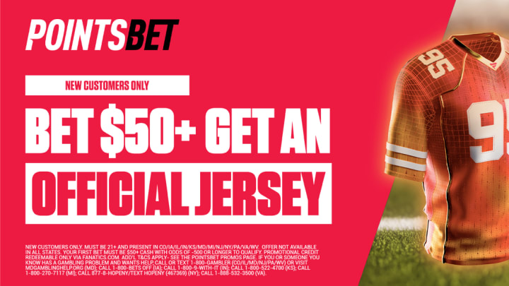 PointsBet Promo: Bet $50, Win New 49ers Jersey at Fanatics!