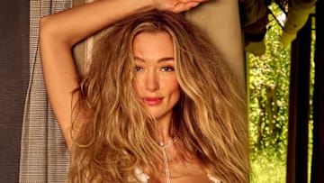 Penny Lane was photographed by Ruven Afanador in Botswana.