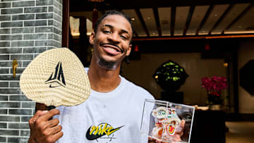 Ja Morant is among the handful of NBA All-Stars touring Asia this month.