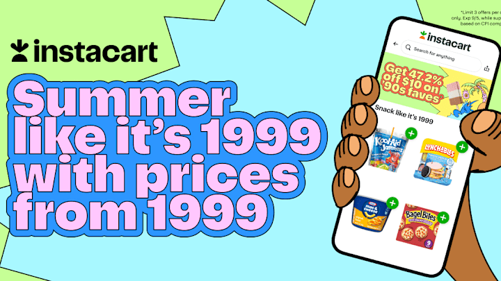 Instacart Summer Like It’s 1999