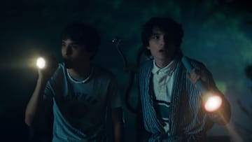 Finn Wolfhard and Billy Bryk in Hell of a Summer