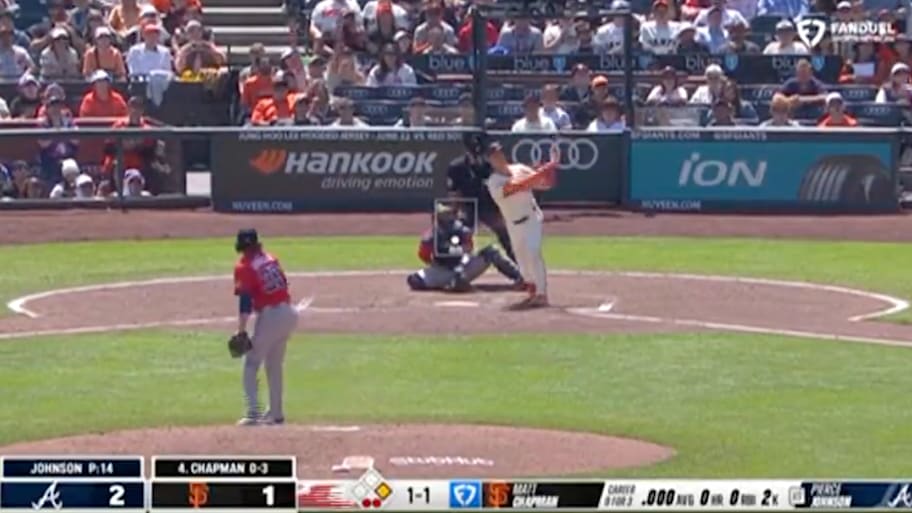 Matt Chapman walked it off for the Giants on Saturday.  | @MLB