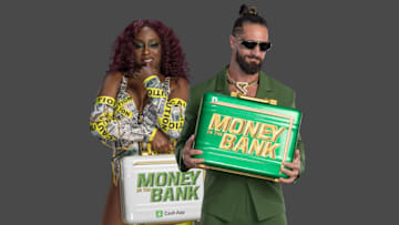 Naomi and Seth Rollins